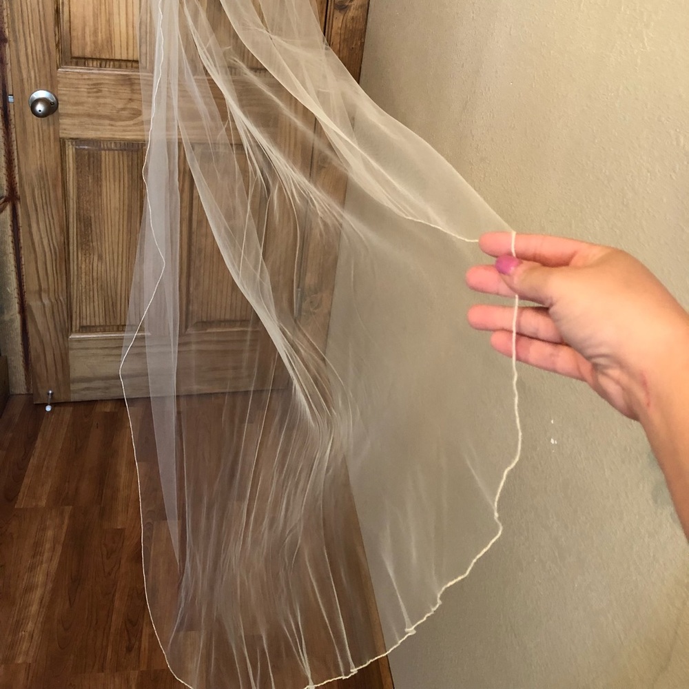 Brand new cathedral length veil